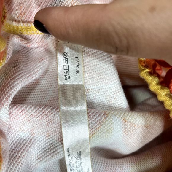 Daily Practice Anthropologie Shorts Women's Extra Small Orange Print Lounge - Picture 10 of 11